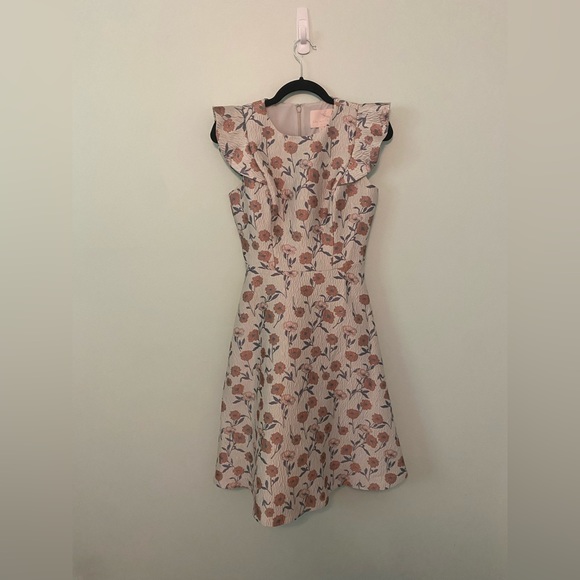 Gal Meets Glam Lola Dancing Daisy Jacquard Dress - Picture 3 of 9